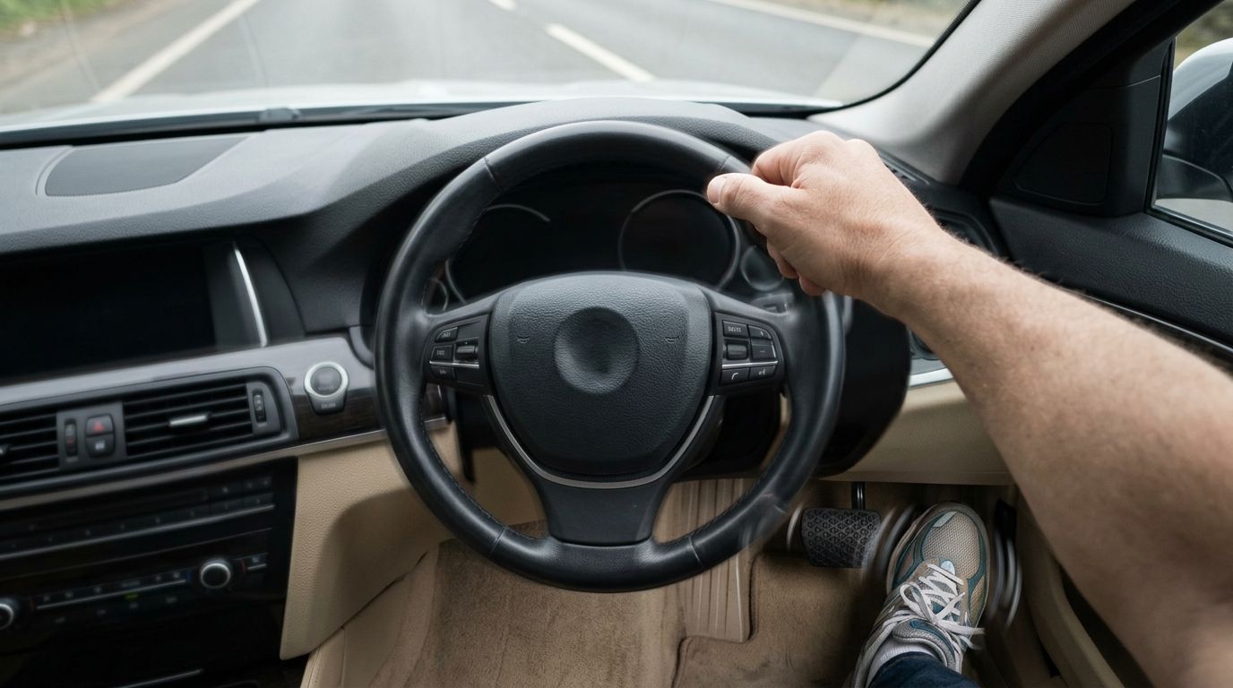 2. Wibracje i bicie odczuwalne na kierownicy lub pedale hamulca